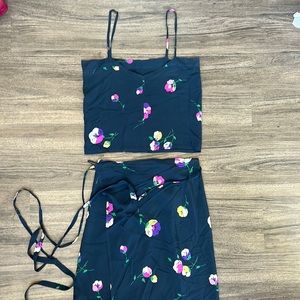 Chloé 2-Piece Wrap Skirt and Top